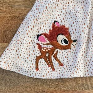 Disney Hooded Swim Coverup Towel Bambi Kids Toddlers Size 2T